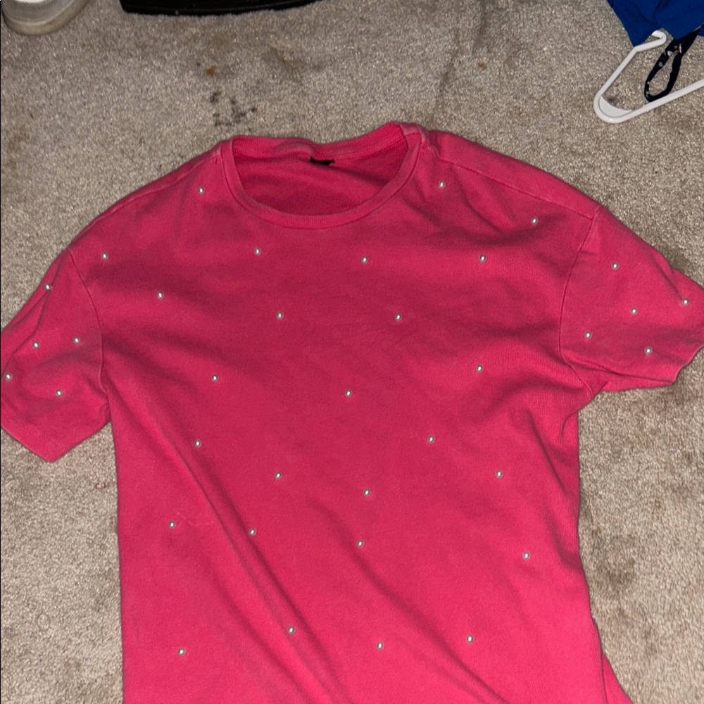 SHEIN Vibrant Pink Top